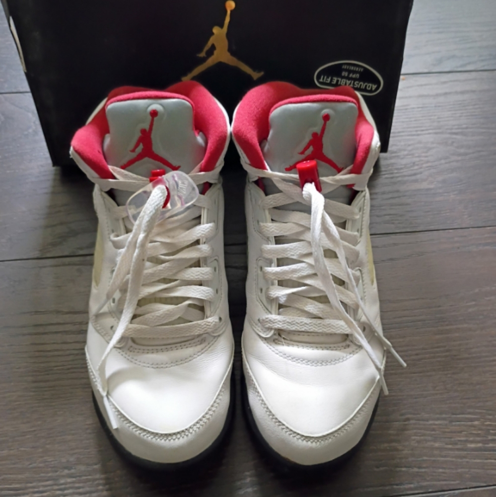 Jordan Kids Sneakers White and Red